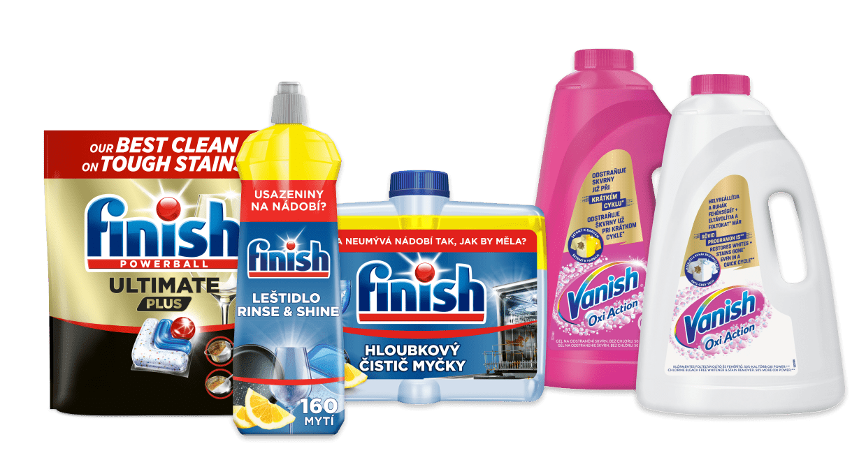 produkty Finish a Vanish